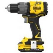 TALADRO PERCUTOR STANLEY 18V 80NM + 2 BATERIAS 2AH + CARGADOR + MALETIN