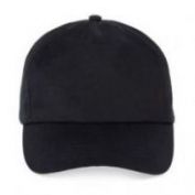 GORRA 5 PANELES SARGA ALGODON KP088 T-UNICA NEGRA