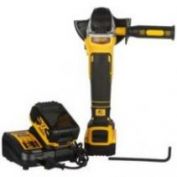 MINI AMOLADORA DEWALT 18V 125MM SIN ESCOBILLAS 2 BATERIAS 18V Y MALETIN