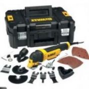 MULTI HERRAMIENTA OSCILANTE DEWALT 300W MALETA TSTAK 37 ACCESORIOS