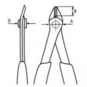 ALICATE CORTE DIAGONAL KNIPEX #78 03 125