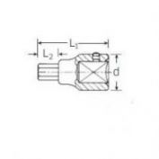 LLAVE VASO PUNTA ALLEN 1/2 STAHLWILLE #14