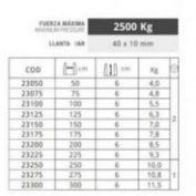 APRIETO PIHER #H-1250
