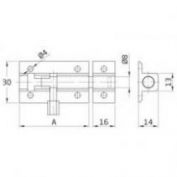 PASADOR PLATA AMIG #500-100