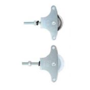 POLEA ZINCADA ROLDANA PLASTICO AMIG # 1