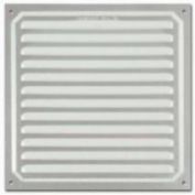 REJILLA BRINOX #7058 20X20 ALUMINIO