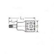 LLAVE VASO PUNTA TX INV.1/2 STAHLWILLE#30