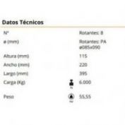 TANQUETA GIRATORIA GAYNER #T 6000G 76-054