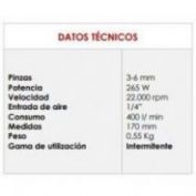 AMOLADORA RECTA YAIM #YA-824-KIT