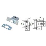 PICAPORTE ZINCADO AMIG #1-35