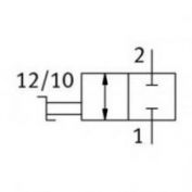VALVULA CIERRE #HE-2 1/4-QS-8