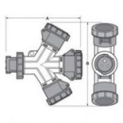 ADAPTADOR 3 TOMAS 3P+T 16A FAMATEL #15007