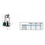 BOMBA ELECTRICA SUMERGIBLE DRENAJE HIDROBEX XKS-750SW 220 M
