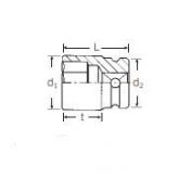 LLAVE VASO IMP.6C 25 STAHLWILLE 1/2 #21