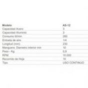 SIERRA NEUMATICA AIXIA #AS-12