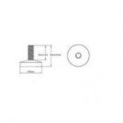 PIE NIVELADOR PLASTICO #30X40 M-8