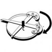 BUSCACENTROS ACERO INOX. ACHA #130 MM.
