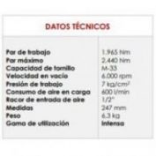 LLAVE IMPACTO YAIM 1" 1965-2440NM #YA-H-438 