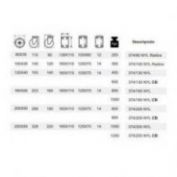 RUEDA AFO SERIE  374 NYL # 80