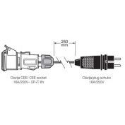 CLAVIJA 2P+TTL Y BASE 2P+T FAMATEL #13011