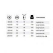 RUEDA SERIE 1042 GN #200  OFERTA TT