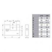 CANDADO IFAM LATON #U-90