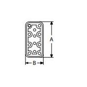 PLACA BICRO.776 #160X100 MM.
