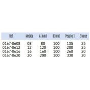 PLACA BICRO.776 #160X100 MM.