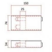 CANDADO P/TRANSPORTE INOX. SAG #DFA-N-PL