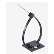BASE PLASTICA ADHES.NEGRA #28X28 P.100 U.