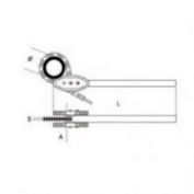 LLAVE CADENA T/PESADO BETA #386A  4" 