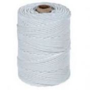 CUERDA PE TRENZADA BLANCA #3 MM.ROLLO-200