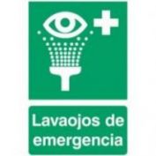 SEÑAL PVC F/V LAVAOJOS EMERGENCIA #21X30