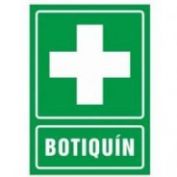SEÑAL PVC F/V BOTIQUIN #21X30 CM CLASE A