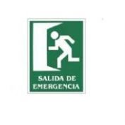 SEÑAL PVC F/V SALIDA EMERGENCIA #40X30 CM