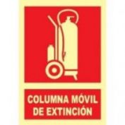 SEÑAL PVC F/R COLUMNA M.EXTINCION #21X29