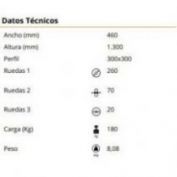CARRETILLA ALUMINIO GAYNER #CR-AL180