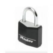 CANDADO NEGRO MASTER #30 MM.9130TBLK PACK