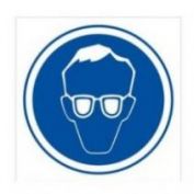 SEÑAL PVCEL OBLIGACION GAFAS #40X30