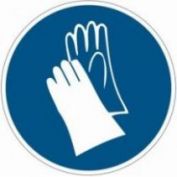 SEÑAL PVCEL OBLIGACION GUANTES ELE.#40X30