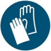 SEÑAL PVCEL OBLIGACION GUANTES #40X30