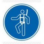 SEÑAL PVCEL OBLIGACION ARNES #40X30