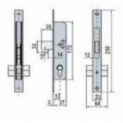 CERRADURA LINCE 5582-N # 21