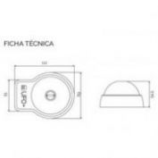 CERRADURA SEGURIDAD MERONI #8086 UFO+ INOX