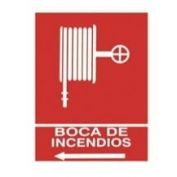 SEÑAL PVC F/R BOCA INCENDIOS IZDA. #21X30