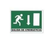 SEÑAL PVC F/V SALIDA EMERG.P.ABA.D #21X30