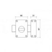 CERROJO TESA #2110 TE 4E