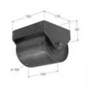 RUEDA DE CONTENEDOR #D 160 MM.