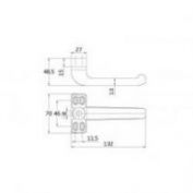 MANILLA EPSILON ALUMINIO PLATA #JUEGO