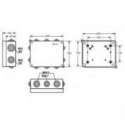 CAJA ESTANCA 220X170X 85 FAMATEL #3014